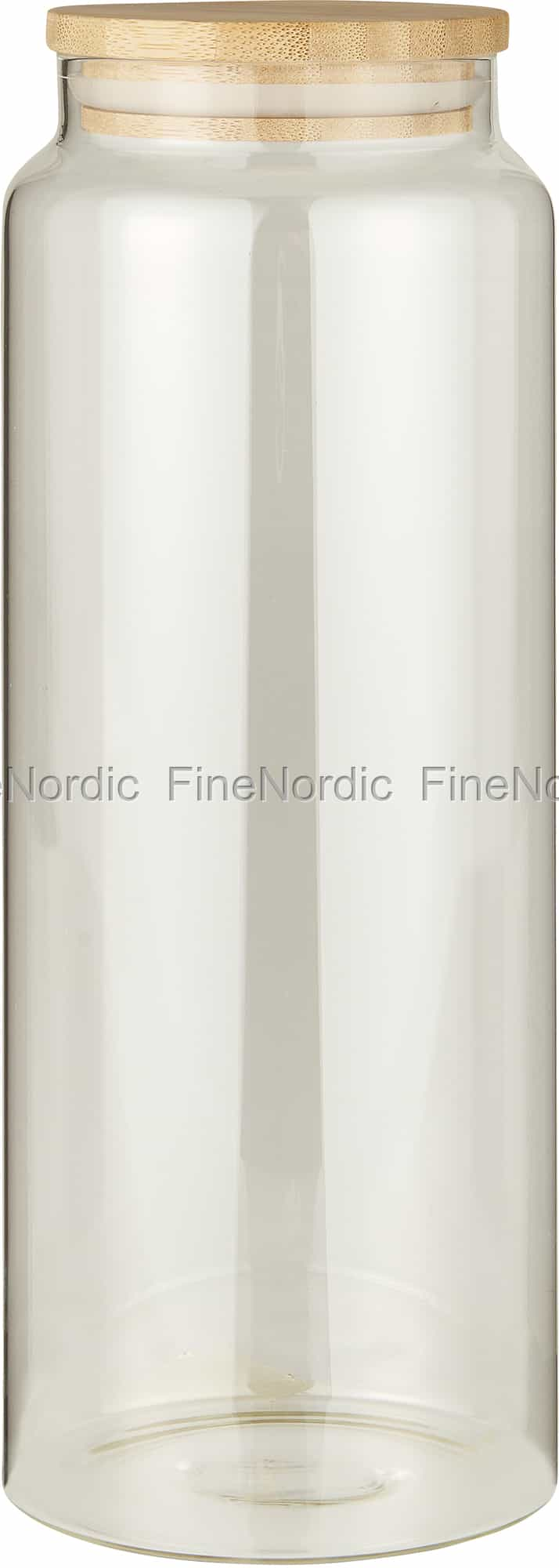 Ib Laursen Glasburk Med Bambulock 1750 Ml