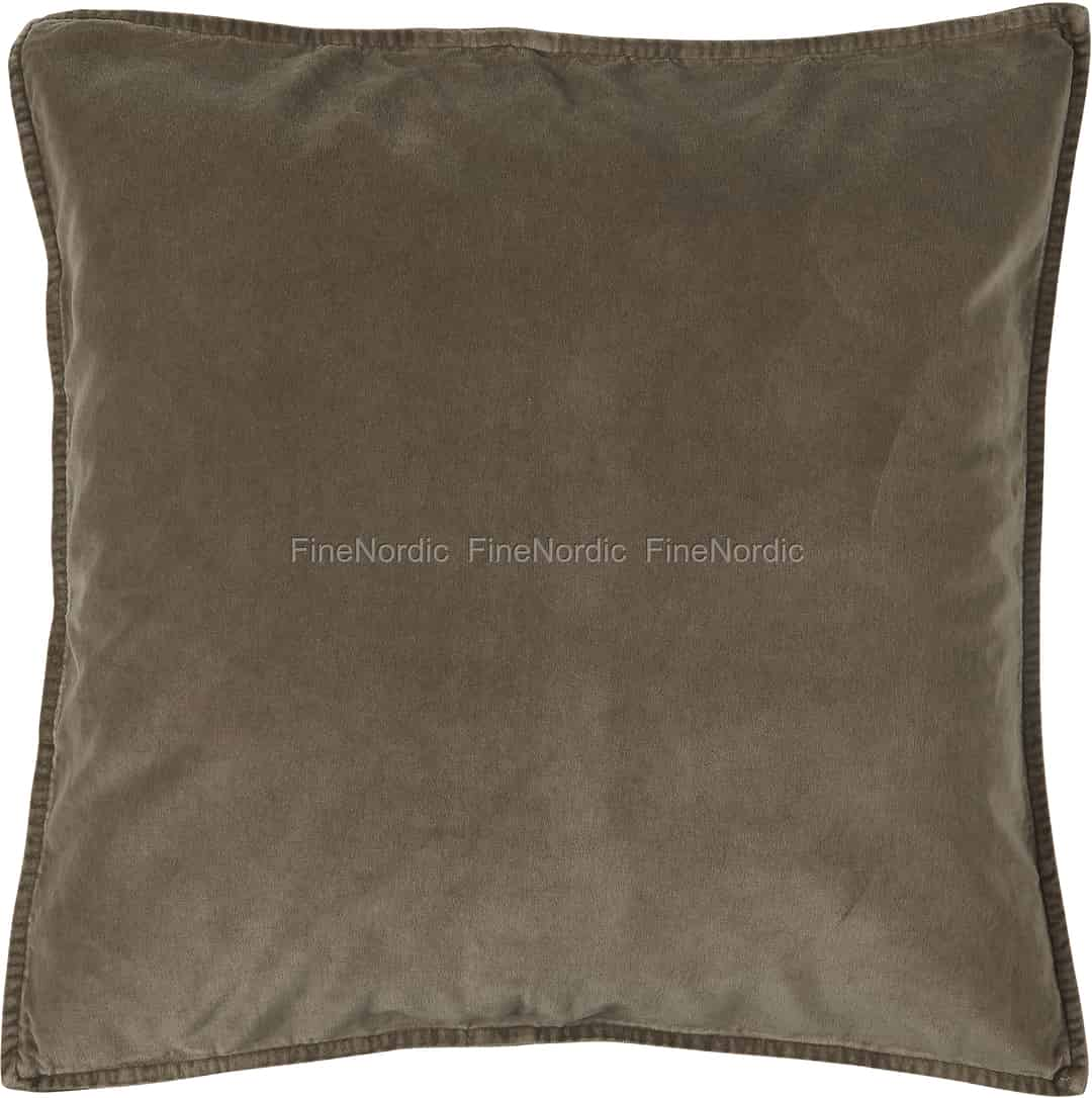 Ib Laursen Kuddfodral Velour Linen 52 X 52 Cm