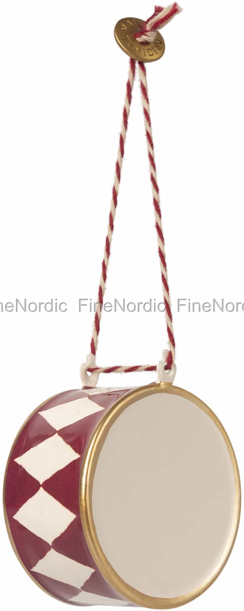 Maileg Julepynt - Metal Ornament Stor Tromme i Rød main image 1