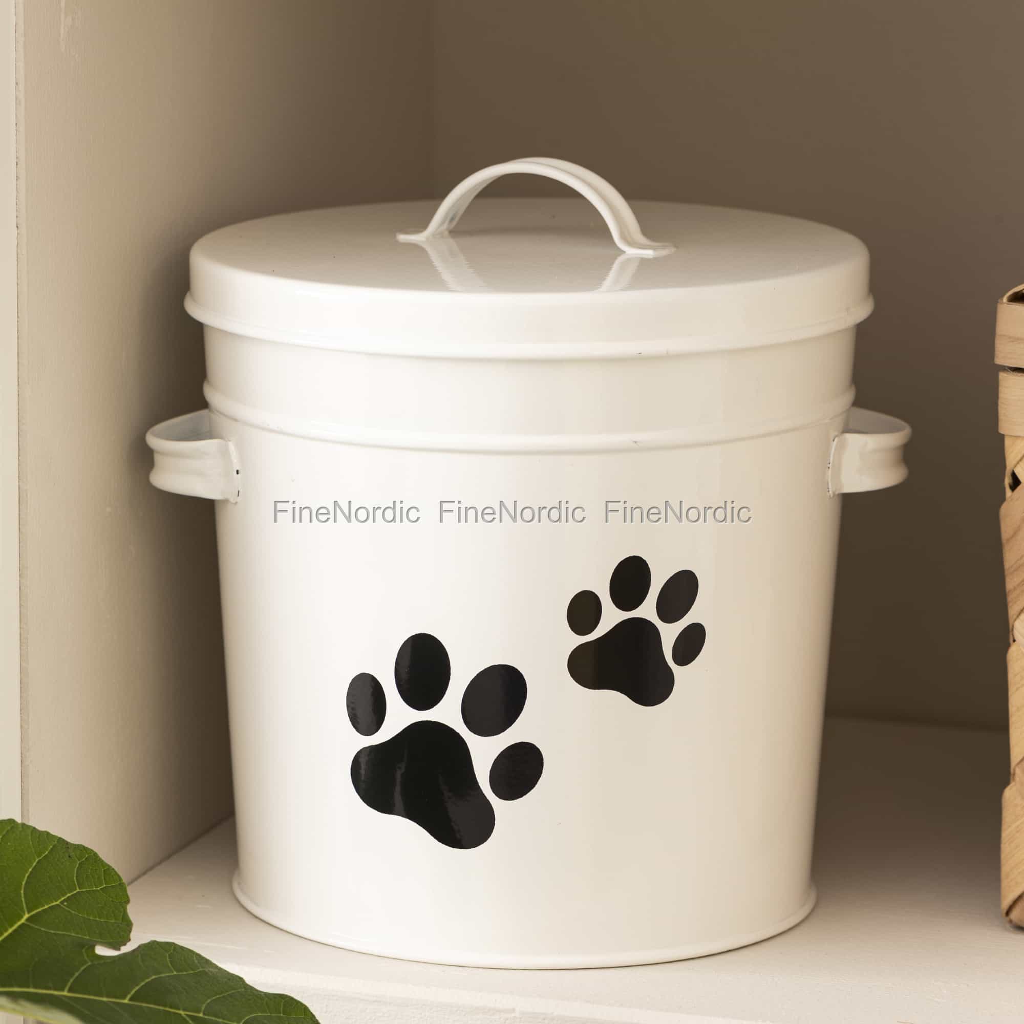 Ib Laursen Hink med Lock Vit med Tassmotiv