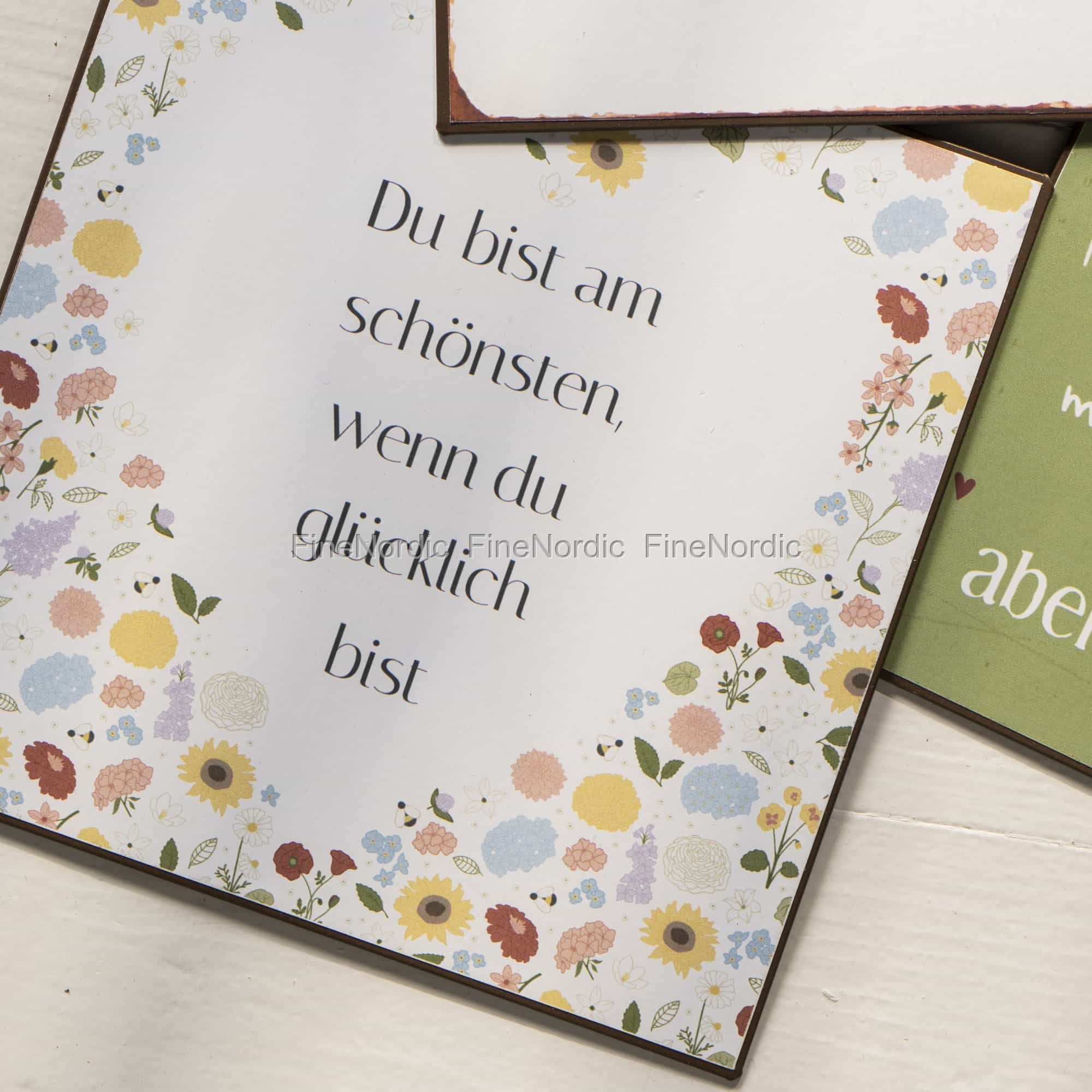 Ib Laursen Metallskylt Du bist am Schönsten wenn Du Glücklich bist